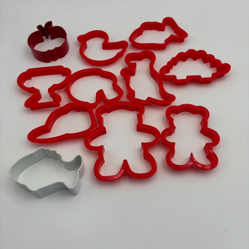 Unbranded Cookie Cutter Set Unisex OS Multicolor Excellent Animal Vehicle Shapes